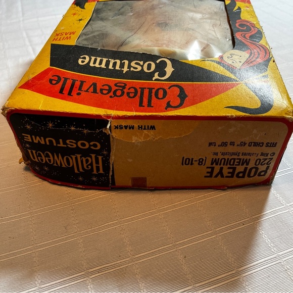 Collegeville Costume Vintage 60's/70's Child's Popeye Costume In Box Collector - Picture 4 of 14